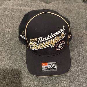 UGA 2021 National Championship on-field cap